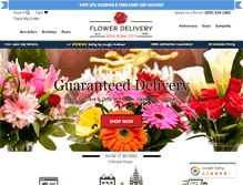 Tablet Screenshot of newyorkcityflowerdelivery.com